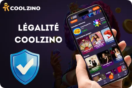 Coolzino legal license and official mobile gaming interface